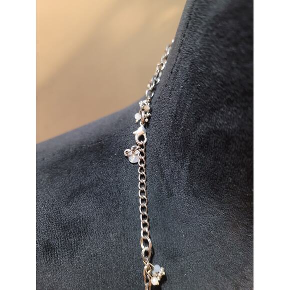 Women's Multi Strand Beaded Necklace With Faceted Beads And Lobster Clasp Design - Picture 6 of 7